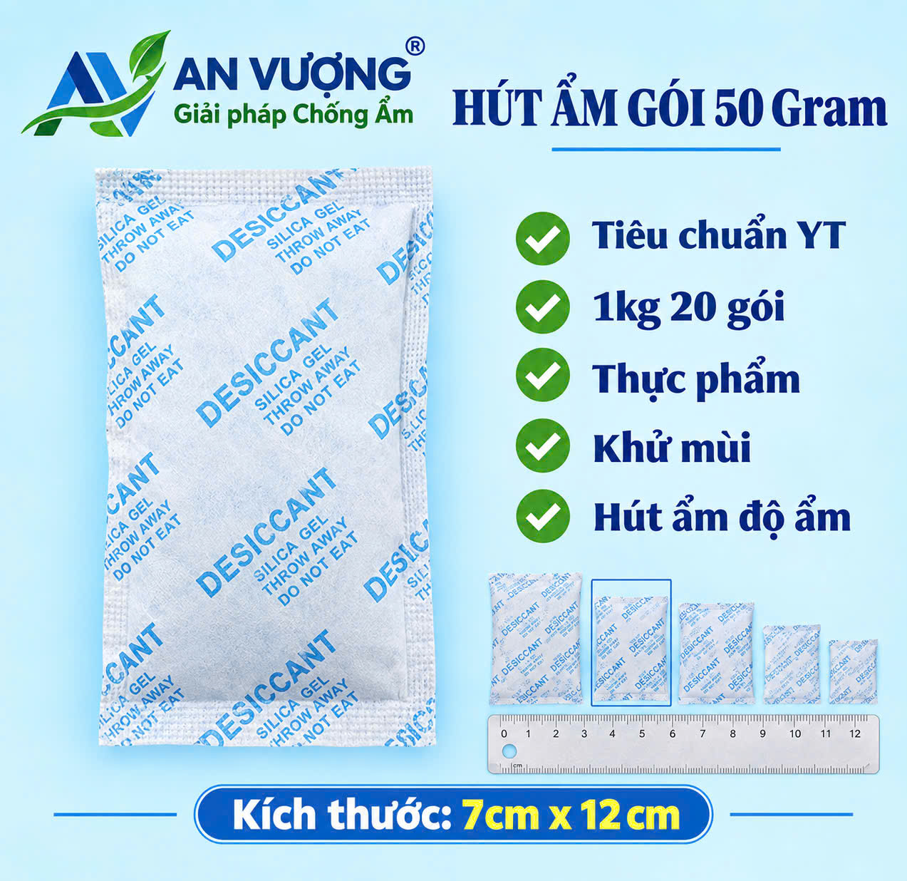 Gói chống ẩm 50Gram